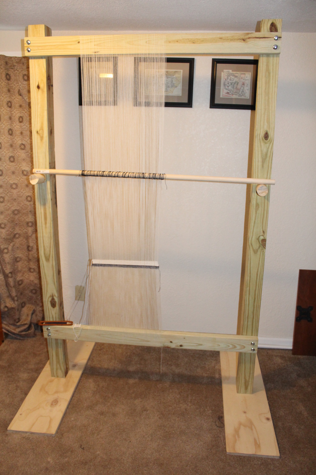 The Roman two-beam loom